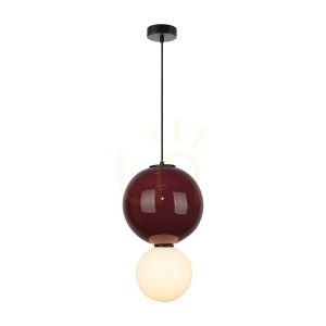 Závesné svietidlo Italux Pieve LED 7W fialové PND-95221-1L-PRP