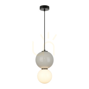 Závesné svietidlo Italux Pieve LED sivé PND-95221-1M-GR
