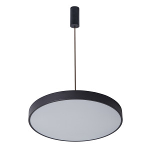 Závesné LED svietidlo Italux Orbitálne čierne 60 cm 60W 3000K SKU 5361-860RP-BK-3