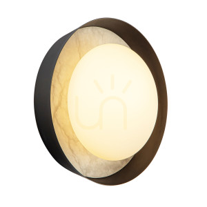 LED nástenné svietidlo ALONSO - Urban brown QUINTIESSE