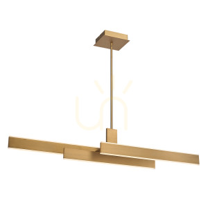 Ostrovná lampa CAMENO - Brúsené zlato QUINTIESSE