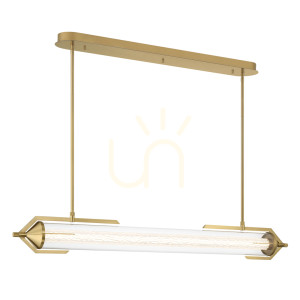 Ostrovná lampa ESPADA - Brúsené zlato QUINTIESSE