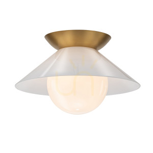 SAUCER Plafond - 1 svetelný zdroj - Staršia mosadz QUINTIESSE