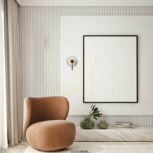 Nástenné svietidlo Zambelis Marble LED 3W 3000K čierne mramorové IP20