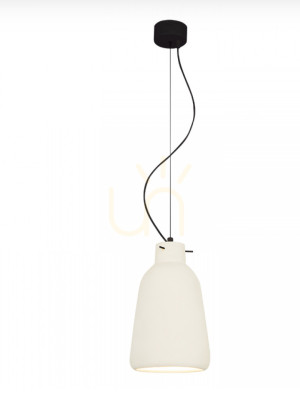 Závesné svietidlo Zambelis biele matné E27 1x40W clay 13 cm