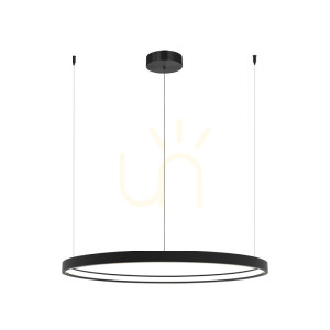Závesné LED svietidlo Zambelis čierne matné 28W 3000K 60 cm