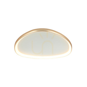 Stropné LED svietidlo Zambelis 32W 3000K zlaté matné 60 cm