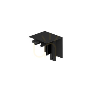 Rohový konektor bez orezania Ultra Slim Vertical Black ZAMBELIS