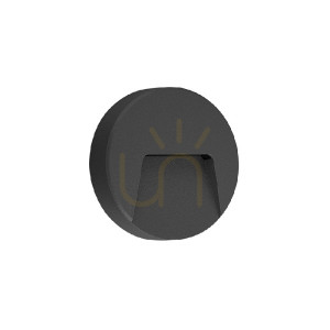 Vonkajšie nástenné krokové svetlo LED 3W Graphite ZAMBELIS