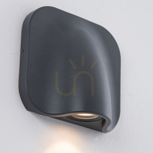 Vonkajšie nástenné LED svietidlo Zambelis grafit 9W IP54 3000K