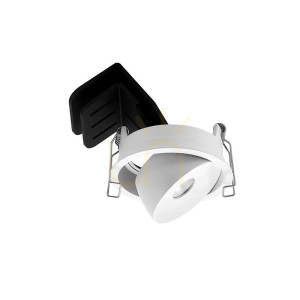 Zapustené bodové LED svetlo 9W 2700k White ZAMBELIS