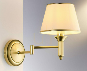 Nástenné svietidlo CLASSIC Brass 1xE27/15W