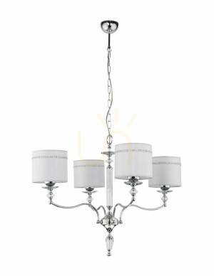 Luster HILTON Chrome 4xE27/15W
