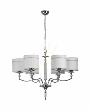 Luster HILTON Chrome 6xE27/15W