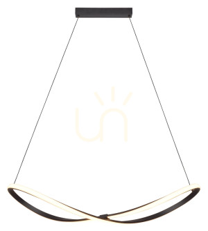 Závesné svietidlo Zuma Line ROSENTRA P241060001 čierna 1xLED