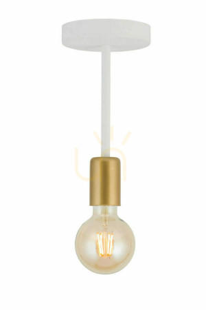 Plafón Sigma Gino 1 bielo-zlatý E27 60W 32377
