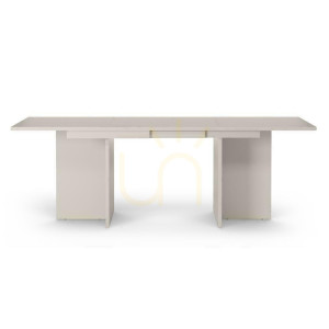 140-200 cm Obdĺžnikový rozkladací stôl ASH, kašmír
