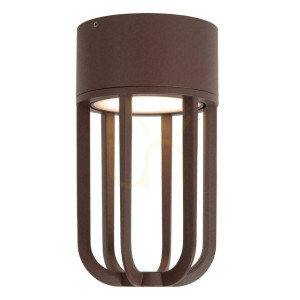 Vonkajšie stropné svietidlo Lucide WELLS hnedé LED 8W IP54 33807/08/97