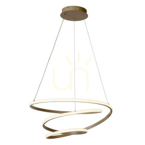 Závesné LED svietidlo Lucide ESPIRAL hnedé 78403/40/41
