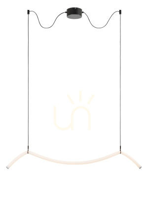 Závesné svietidlo Markslojd Melt LED čierne oceľové 112 cm 108873