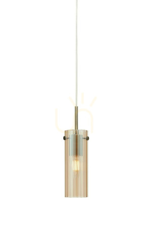 Prívesné svetlo Markslöjd TIBIA 109015 mosadz oceľ 28,5 cm