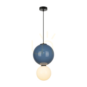 Závesná LED lampa Italux Pieve biela 7W 3000K PND-95221-1L-BLU