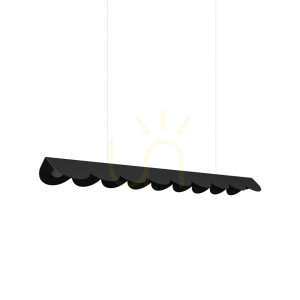 BISCUIT 100 čierna LED 3000K závesná lampa