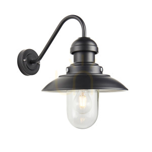Nástenné svietidlo Hereford Black Endon