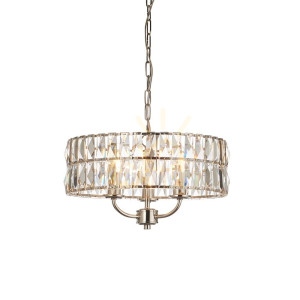 Závesné svietidlo Clifton Silver Endon