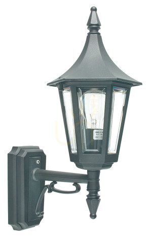 Vonkajšie nástenné svietidlo RIMINI NORLYS 259BL Black E27 Norlys.