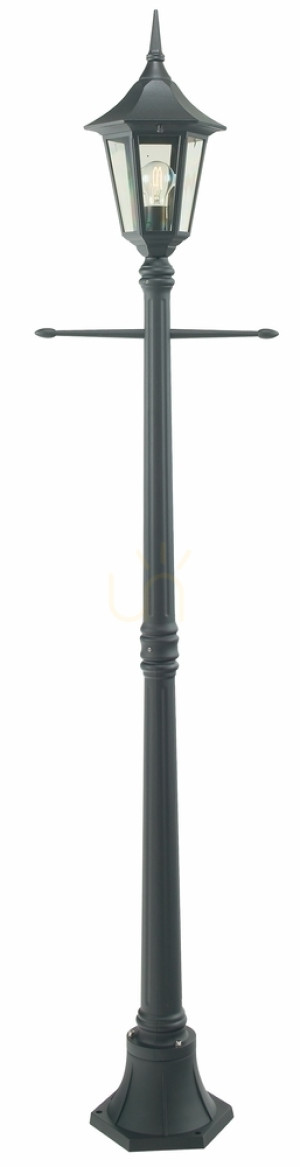 MILANO NORLYS 401BL Čierna záhradná lampa Norlys E27.