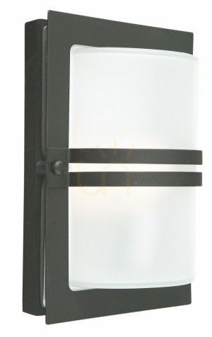 Vonkajšie nástenné svietidlo BASEL NORLYS 671BL Black LED 3000K Norlys.