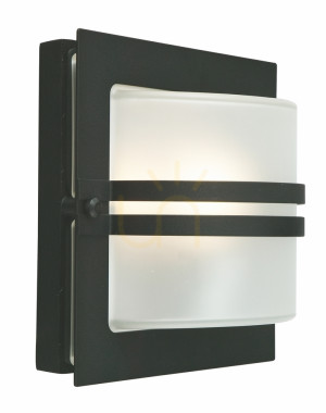 Vonkajšie nástenné svietidlo BERN NORLYS 676BL Black LED 4000K Norlys.