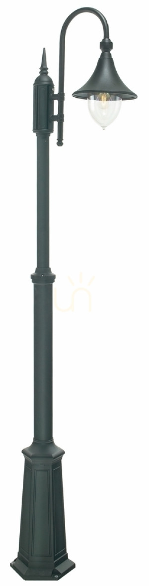 FLORENCE NORLYS 810BL Čierna záhradná lampa Norlys E27.