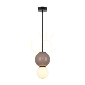 Závesné svietidlo Italux Pieve LED biele 5W 3000K PND-95221-1S-BR