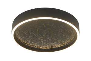Plafón Bordeaux čierny 40cm 9002-102M Aviano