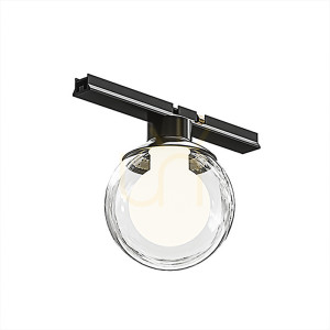 Magnetické ultra tenké číre okrúhle svetlo 3W 3000k čierne ZAMBELIS