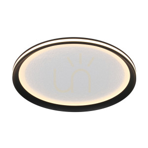 Plafón Italux Artizo LED čierny 24W 41,5 cm PLF-02326-M-BK