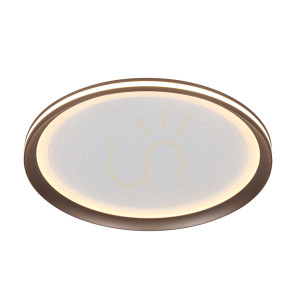 Plafón Italux Artizo LED hnedý 24W 41,5 cm PLF-02326-M-CFF