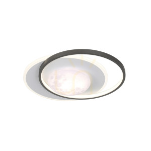 Plafón Italux Desulo LED čierny 30W 3900 lm PLF-02727-S-BK
