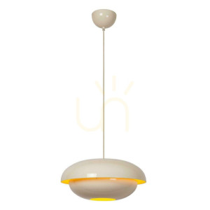 Závesné svietidlo Lucide YOUNES béžové retro kov E27 40 cm 65404/40/38