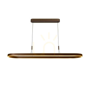 Závesné svietidlo Lucide LIANE hnedé LED 40 W 2-plameňové 46404/99/97