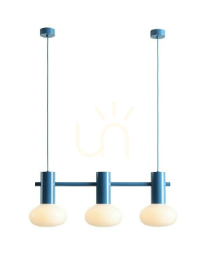 Závesné svietidlo Aldex Flo 3 Sky S 3x10W kov sklo 7000E31_S