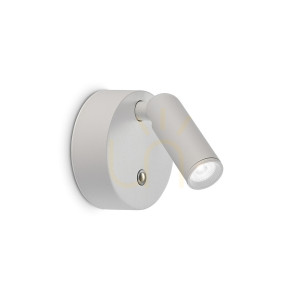 Nástenné svietidlo Ideallux BEAN 350233 biele LED 3W 8 cm