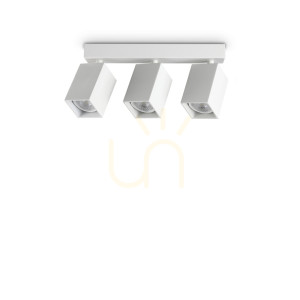 Nástenné svietidlo Ideallux Dynamite 367415 biele 3x GU10 27,5 cm