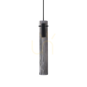 Závesné svietidlo Ideallux FLAM 353883 chrómové sklo LED 10W Ø6,6 cm