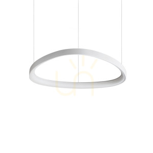 Závesné svietidlo Ideallux GEMINI biele LED 47W 4000K Ø61 cm 372150