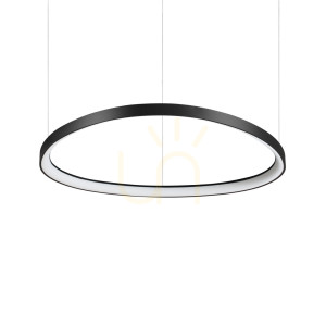 Prívesné svetlo Ideallux GEMINI 372198 čierne LED 81 cm 4000K