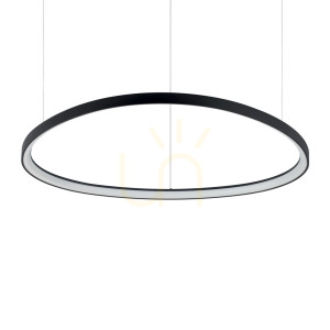Závesné svietidlo Ideallux GEMINI 372228 čierne LED 105 cm 4000K