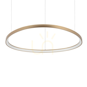 Závesné svietidlo Ideallux GEMINI mosadz 105 cm LED 4000K 78W 372235